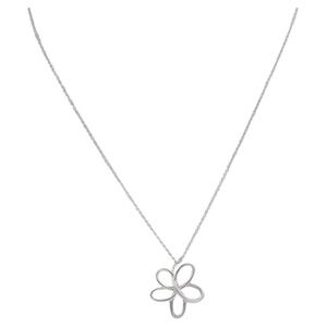 Tiffany & Co. Paloma Picasso Villa Flower Necklace 16" Sterling Silver 925
